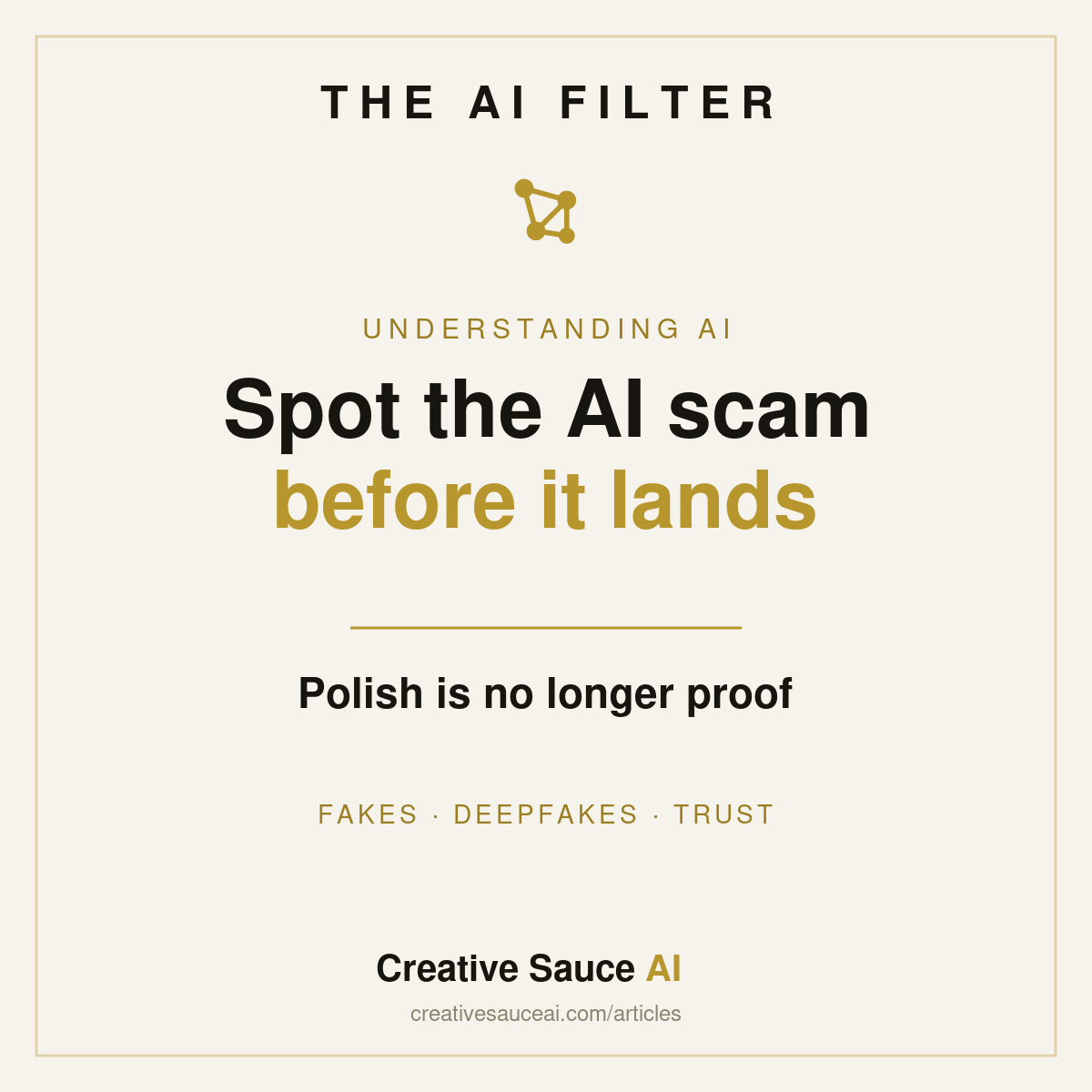 How to spot AI-generated scams, fakes and dodgy emails