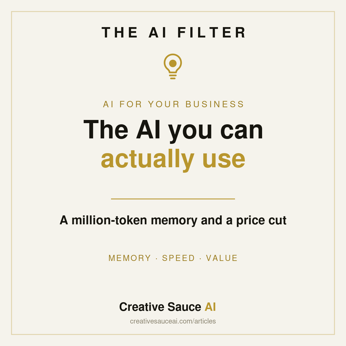 The AI you can actually use just got a big upgrade