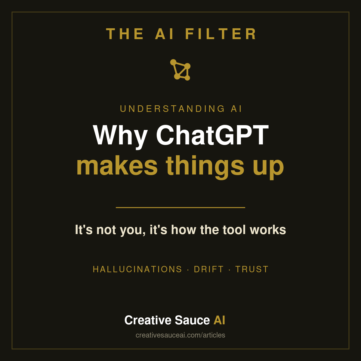Why ChatGPT makes things up, and never gives you the same answer twice