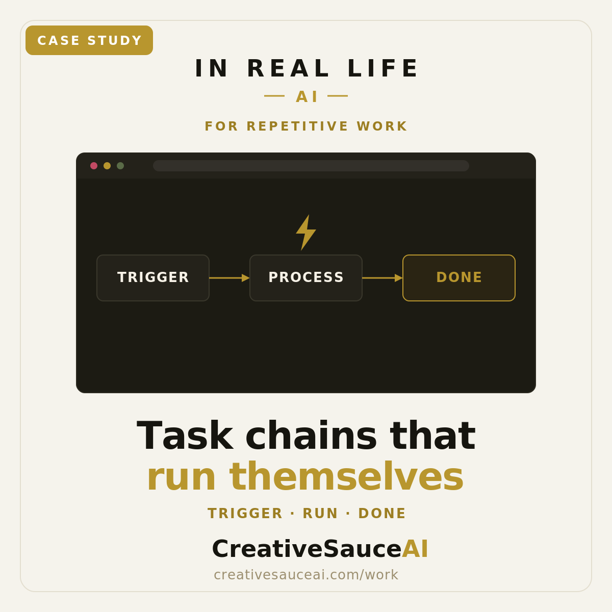 Automation and Workflows that run themselves