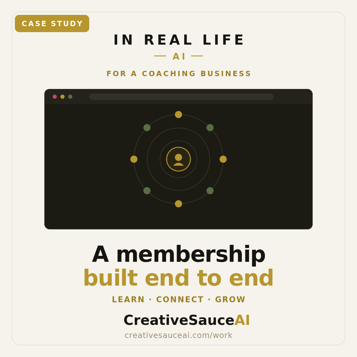 A membership ecosystem built end to end